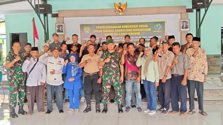Kodim 0614/Kota Cirebon Gelar Komunikasi Sosial Cegah Tangkal Radikalisme dan Separatisme