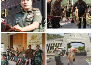 Gubernur Akmil Mayjen TNI Rano Tilaar Resmikan Rumah Jaga Kesatrian 