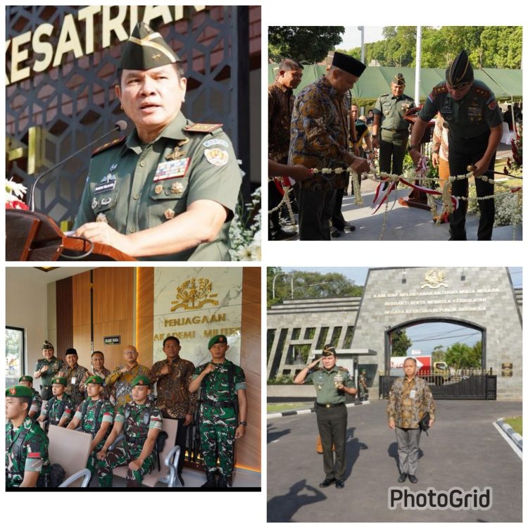 Gubernur Akmil Mayjen TNI Rano Tilaar Resmikan Rumah Jaga Kesatrian 