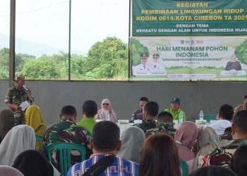 Kodim 0614/Kota Cirebon dan DLH Gelar Aksi Tanam Seribu Pohon Peringati Hari Menanam Pohon Indonesia 2025